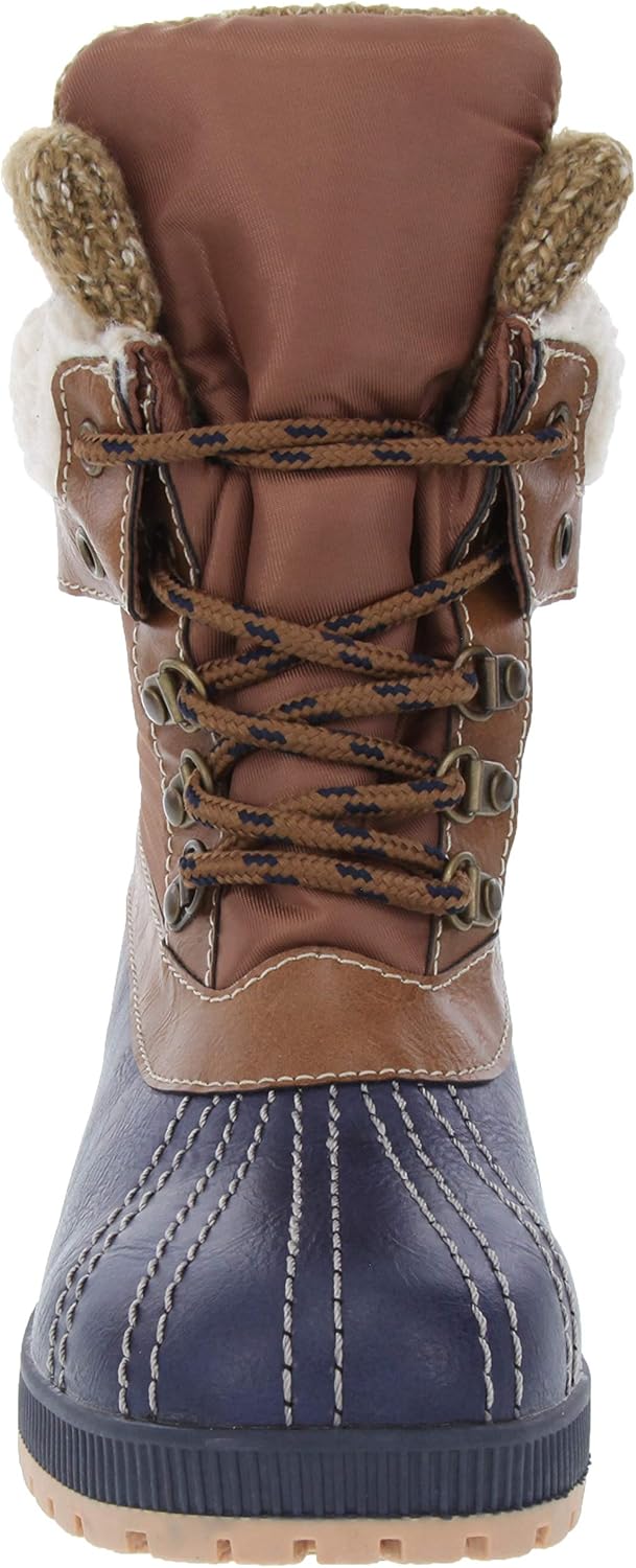  | LONDON FOG Womens Mitten Cold Weather Duck Boot for Snow | Snow Boots