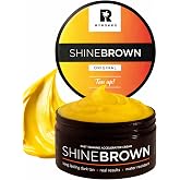 BYROKKO Shine Brown Tanning Accelerator Lotion - Indoor &amp; Outdoor Fast Dark Tan Cream with Bronzer - Natural Botanical Oils for Face &amp; Body - Water Resistant Formula - 7.1 Fl Oz Original