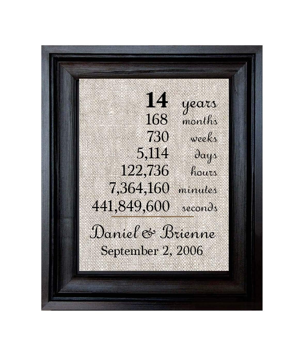 14th wedding anniversary gift for husband