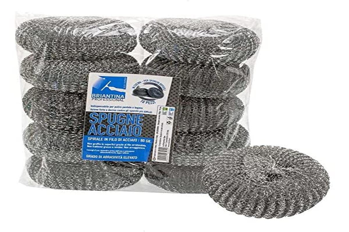 The Briantina spu03569 a Sponge Steel, 80 Gr (10 pieces)