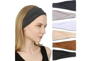 IVARYSS Headbands for Women, Non-Slip, Premium Stretchy Head Bands Hair Accessories,Wear for Yoga, Fashion, Working Out, Trav