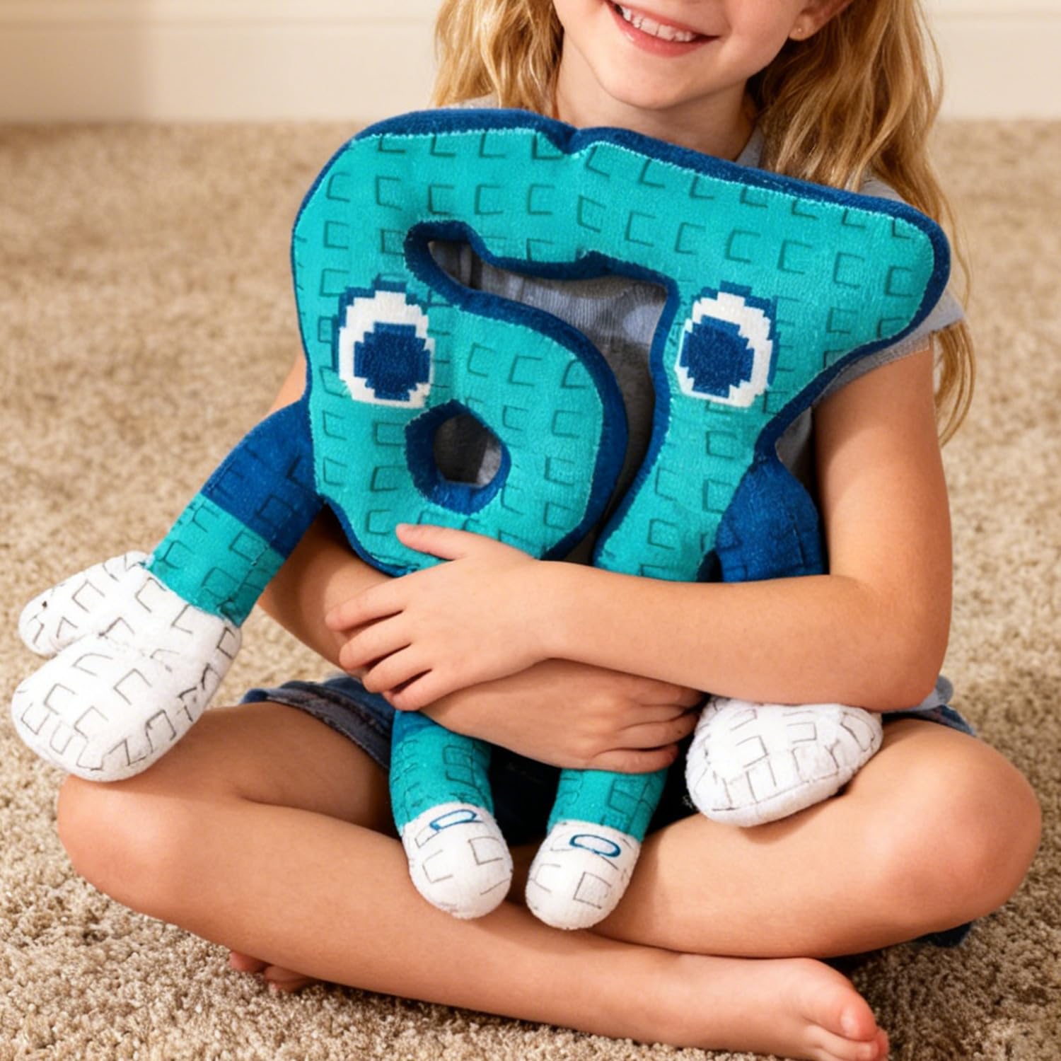 Photo 1 of TNHINA 67 Brainrot Plush Brainrot Toys, Italian Brainrot 67 Plush | 11 inch Six Seven 6 7 Stuffed Animal Collectible Brain-Rot Plushies Gift for Fans (Light Blue)