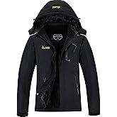 V.A.TOR 189 UNCO&BOROR Women Thermal Insulated Ski Jacket,Waterproof Windproof Coat with Hood for Hiking & Snowboarding