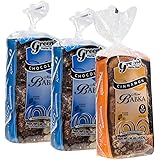 Green's Bakery (2) Chocolate and (1) Cinnamon Babka Cakes, 3 Pack 16 oz. Fresh and Delicious, OK Certified Kosher and Pareve Babka Bread, Dairy Free and Nut Free