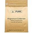 Pure Original Ingredients Magnesium Carbonate (8oz) Magnesium Supplement, Non-GMO, Multi-Purpose