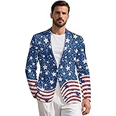 Zarisguat Men's Casual Blazer Sport Coats Lightweight One Button Suit Jacket for Travel Business S-5XL