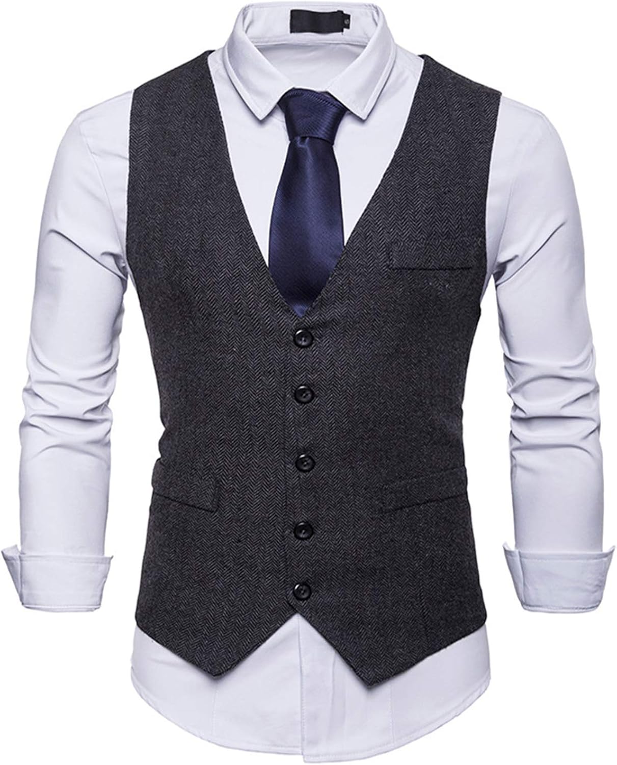 casual suit vest