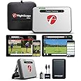 FlightScope Mevo+ Portable Golf Launch Monitor, Rangefinder and Simulator with Signature Power Bundle | 20+ Full Swing & Short Game Data Stats, 12 Courses, 17 Practice Ranges Included