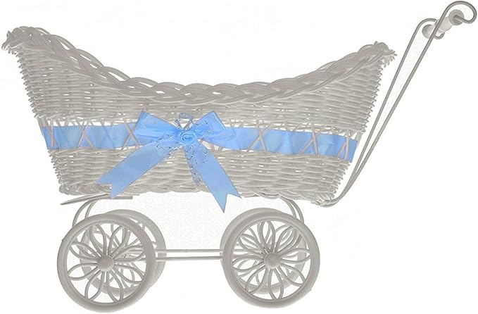 baby pram wicker basket