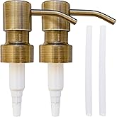 Bathroom Countertop Soap Dispensers (Bronze Brushed, 2 Pack)