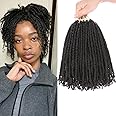 COOKOO 9 Packs Pre-looped Micro Twist Crochet Braids Hair 6 Inch Pre-twisted Crochet Mini Senegalese Twist Hair Kinky Twist Crochet Hair With Curly Ends Synthetic Crochet Hair Extensions(2#)