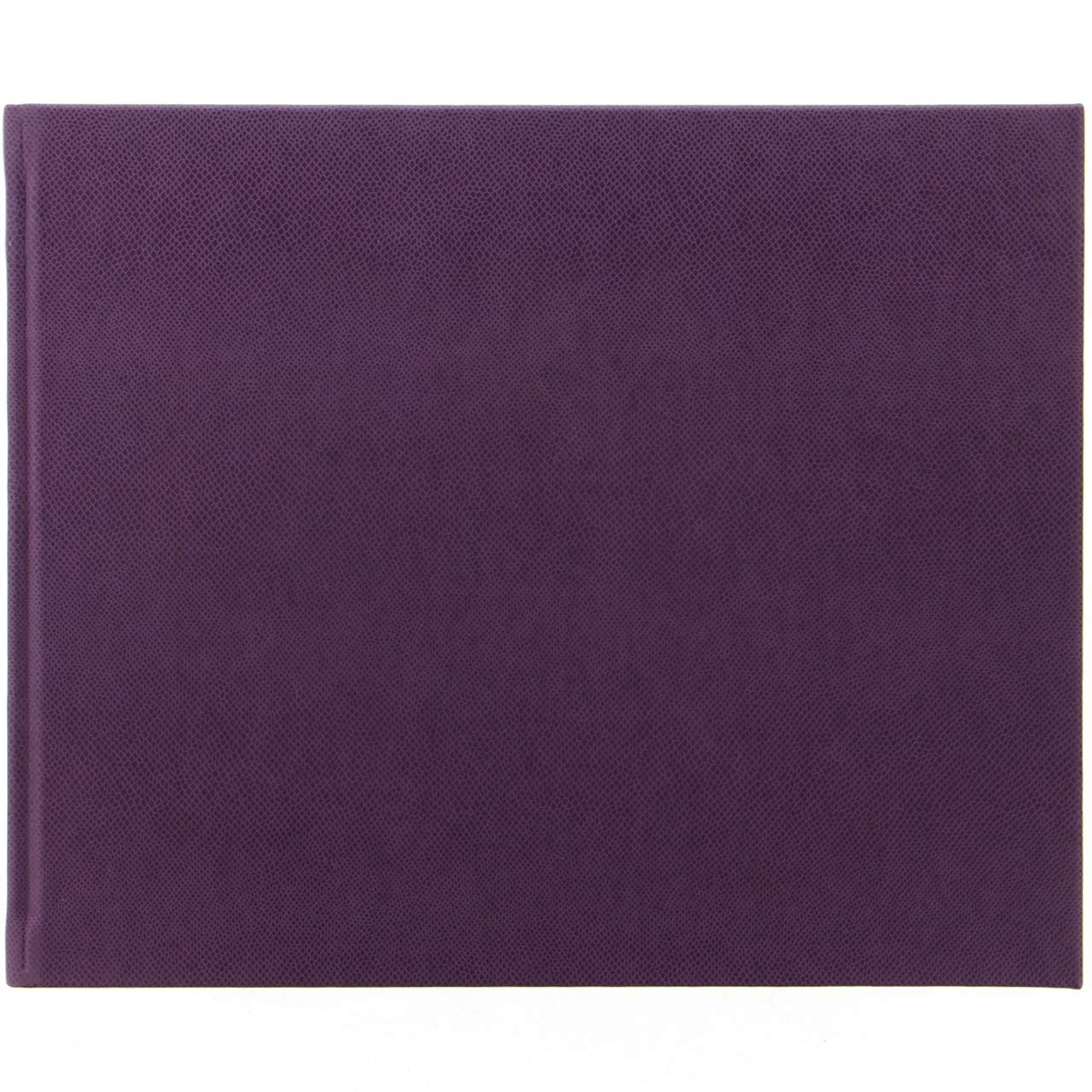 Letts Legacy Quarto Landscape Occasions/Guest Book - Purple