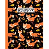 Fox Sketchbook: Fox Pattern Sketching, Sketch Drawing, Sketchbook For Men, Women, Girls, Boys And Kids