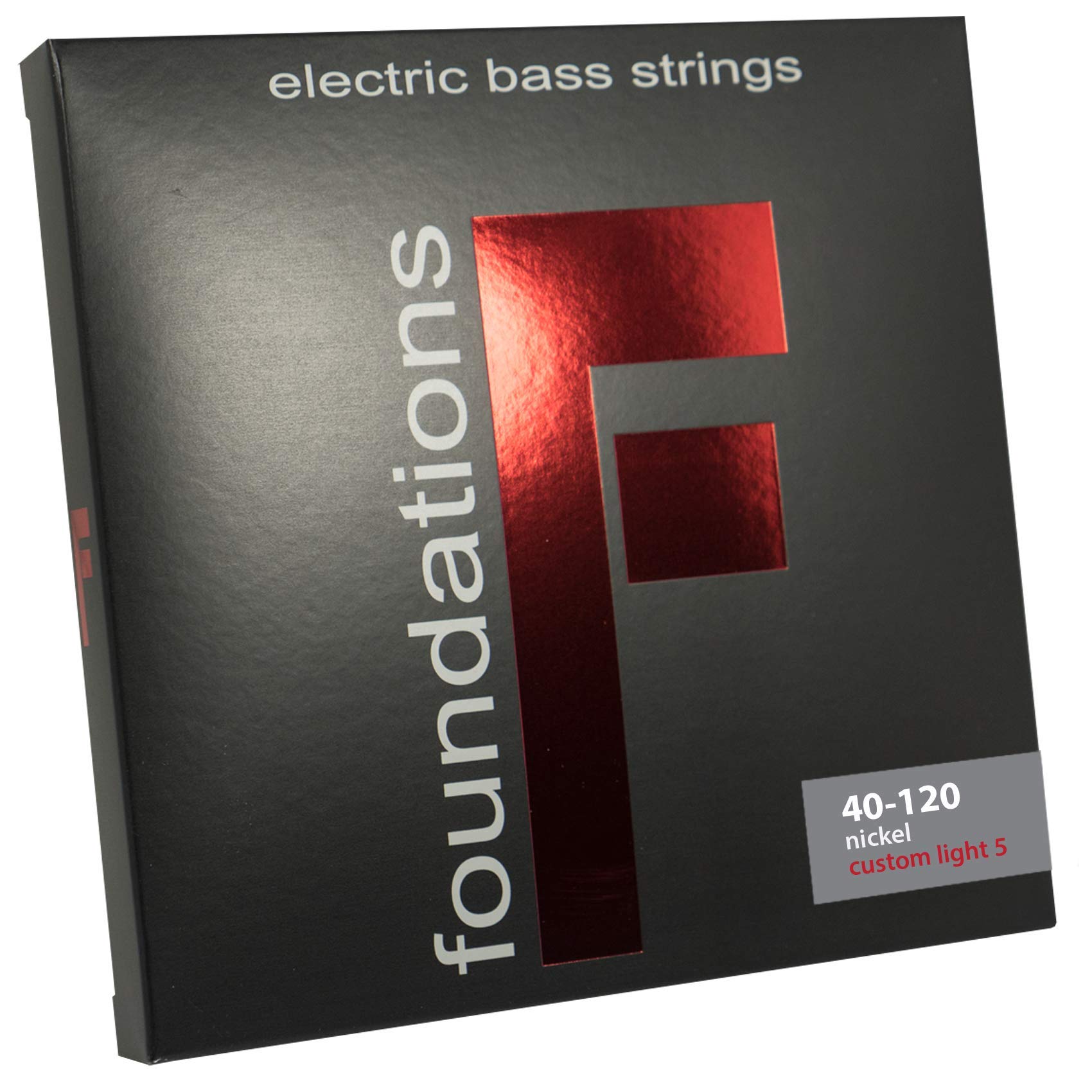 SIT Strings Foundations Nickel Bass Guitar Strings (S.I.T.), 5-String Bass Custom Light 40-120, FN540120L