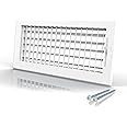 Engera Adjustable Double Deflection HVAC Air Register-Supply Air Diffuser Air Vent Register-Heating/AC Vent Cover-Wall Register 14x6"Duct [16x8"Face]