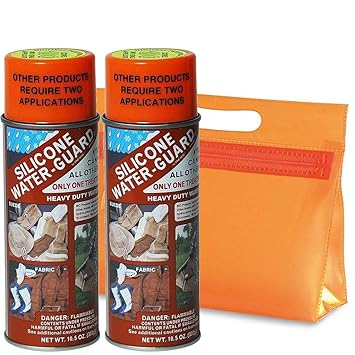 Sno Seal Atsko Silicone Water Guard Spray - Imprägnierspray Imprägniermittel Doppelpack 2X 350 ml - für Outdoorjacken, Schuhe
