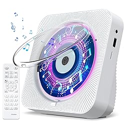 Gueray CD Player with Speakers Bluetooth Desktop CD