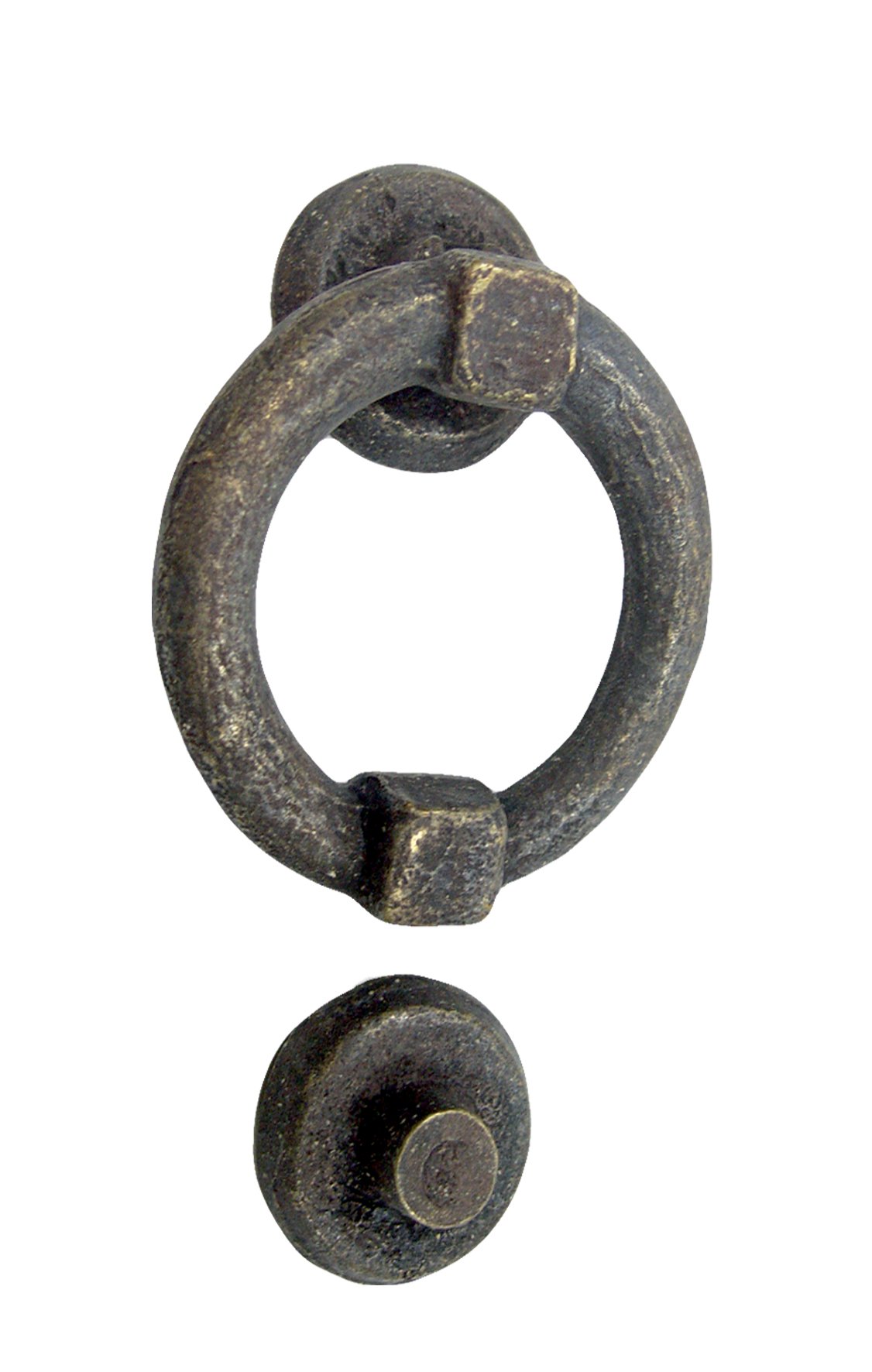 Imex The Fox 76642 – Knocker Brass Rustic, 165 x 90 mm