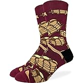 Good Luck Sock Men's Pancakes & Bacon Socks, Big & Tall, Shoe Size 13-17
