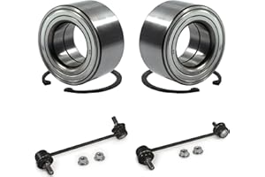 Transit Auto Front Wheel Bearing and Link Kit Replacement for 2010-2013 Kia Soul - Left Right Side (Driver Passenger) K77-100