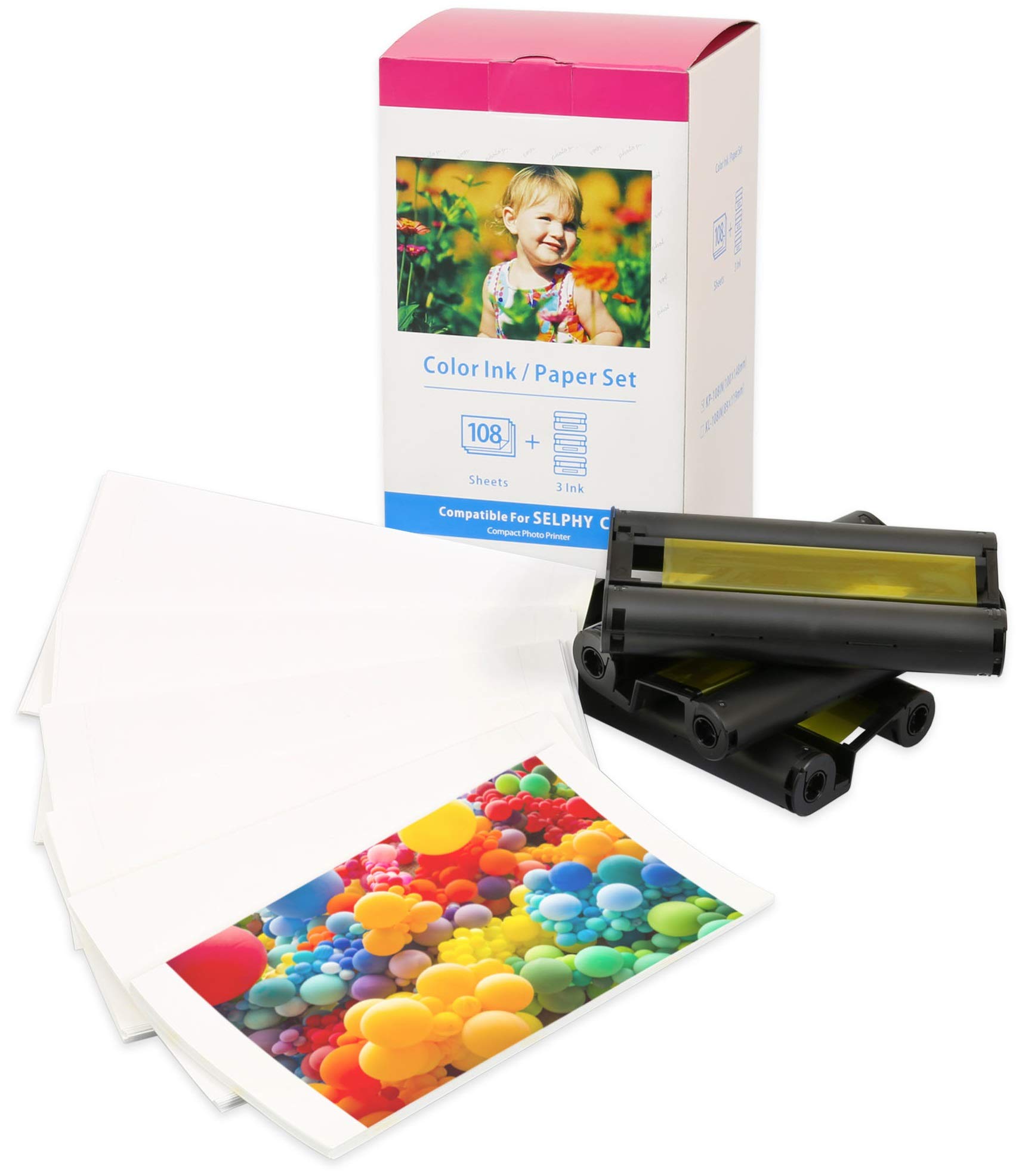 KP-108IN Set of 3 Ink Cartridges 