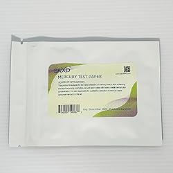 Mercury Concentration Test Strips in Water and