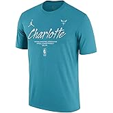 Nike Jordan Men's Charlotte Hornets Logo T-Shirt
