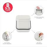 Brabantia Sort & Go 6L Fir Green Food Waste Bin with Stay-Open Lid view 4