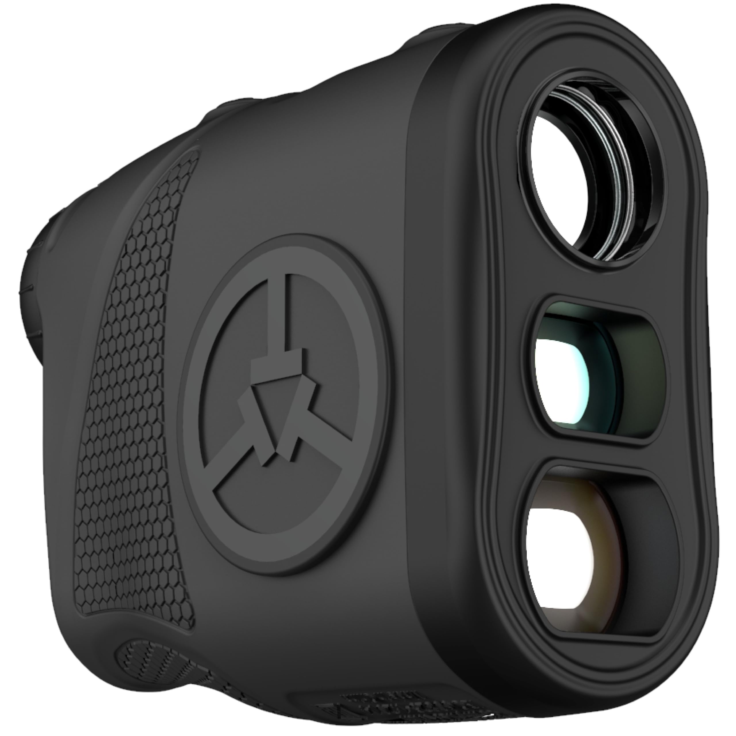 TecTecTec KLYR Golf Rangefinder with Slope Black, Belt Clip, Magnetic Holder. Laser Range Finder with 2022 Optics,pinned, high end case, Golfing Ball Marker with Magnet.Binoculars