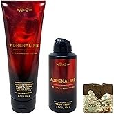 Bath & Body Works Adrenaline - Body Cream and Body Spray with a Cabin Spice Soap