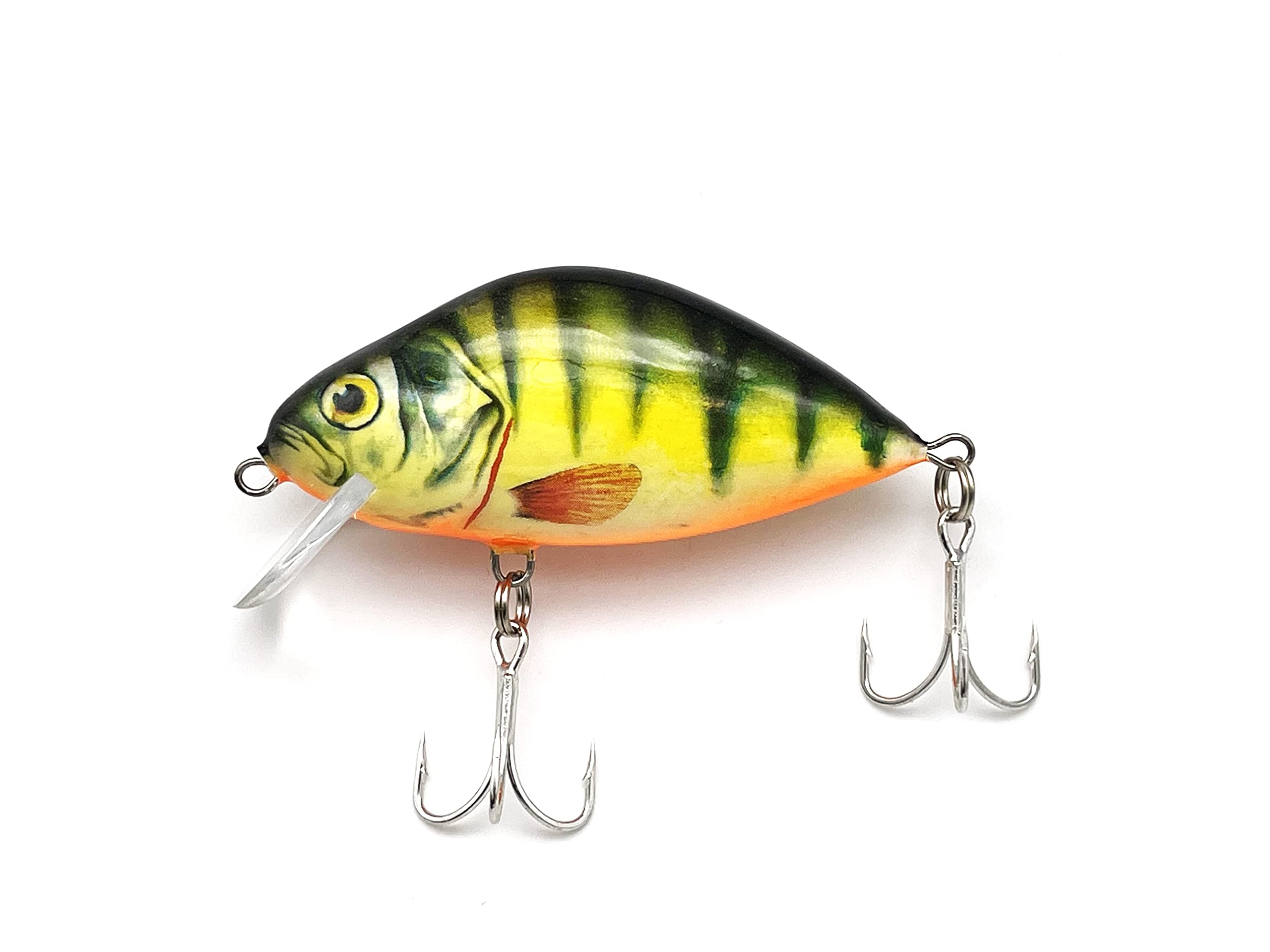 EVERBAY DORADO Wobbler Fishing Lure-Artificial Hard Crankbait-Fishing Tackle, Topwater Life-Like Swimbait for Trout Perch Pike Zander Catfish Chub Barbel Trolling in Freshwater, Floating - LAKE 7cm P