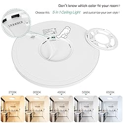 Brightever LED Flush Mount Ceiling Light, 24W