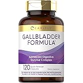 Carlyle Gallbladder Formula Supplement | 120 Capsules | with Extra Strength Ox Bile | Complete Digestive Enzyme Complex | Non-GMO & Gluten Free