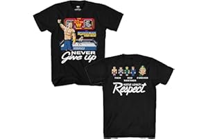 WWE John Cena Then Now Forever 8 Bit Adult T-Shirt