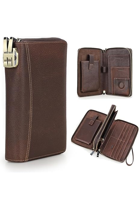 Cuero Neceser Hombre Amazon Neceser Hombre Bolso De Cuero Con