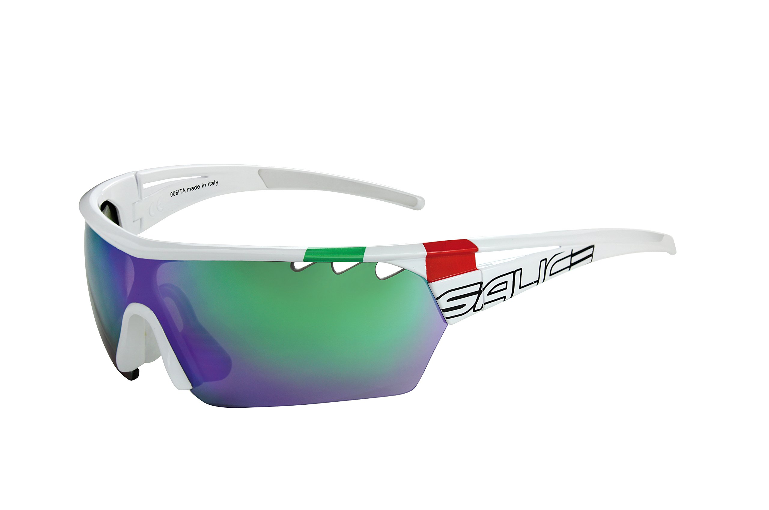 Salice 006 ITA Bianco Multiref Verde – 1 mm – sunglasses for unisex