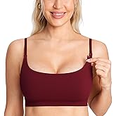 MOMANDA Ribbed Nursing Bras for Breastfeeding Support Maternity Sports Bra Wireless Seamless Sleep Bralettes