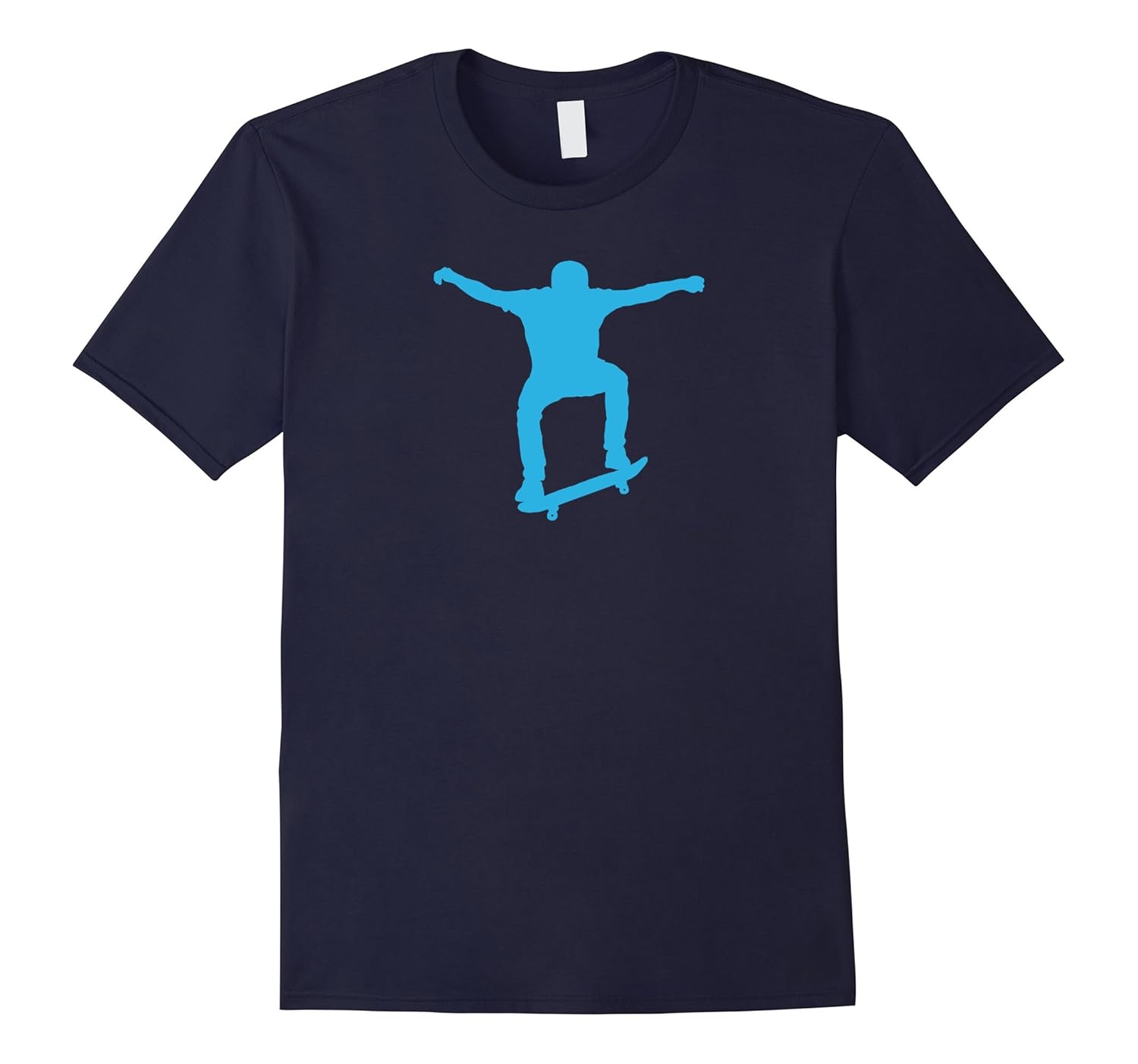 Skateboard Jump Drawing-Cool Skate Park-Ariel Tricks T Shirt-ANZ