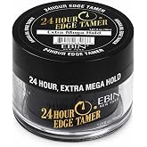 EBIN NEW YORK 24 Hour Edge Tamer Extra Mega Hold, 1.01 Fl Oz | Edge Control Gel with Argan Oil &amp; Castor Oil, No White Residue, Sleek Natural Hair, Styling Products