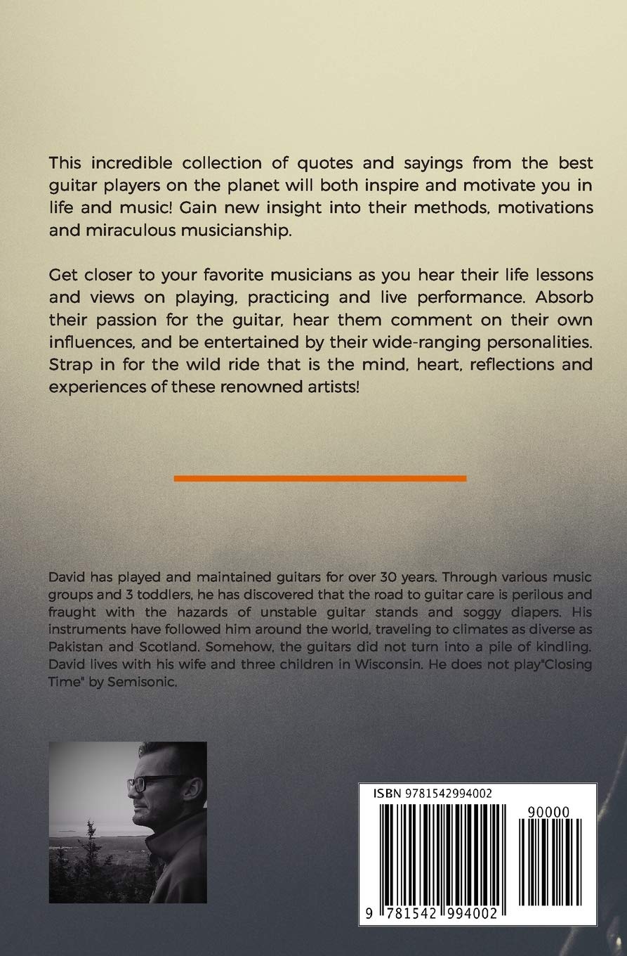 Amazon Com Guitar Quotes Positive And Funny Quotes From The World S Best Players Ogren David A Books