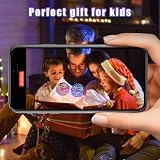 XINHOME Flying Ball Hover Drone RGB Light Indoors Outdoor Red view 3