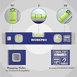 WORKPRO 3-Piece Spirit Level Set