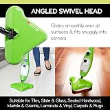 H2O X5 Premium Edition Steam Mop 5 in 1 Green Portable Floor Cleaner view 2