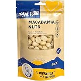 Yogi Super Foods Macadamia Nuts, Raw Nuts, Unsalted Nuts, Keto Macadamia Nuts Unsalted, Raw Nuts for Baking, Snacking, Vegan, Keto-Friendly, Gluten-Free, High in Healthy Fats - 6oz