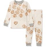 Burt's Bees Baby Baby Girls' Pajamas, Tee and Pant 2-piece Pj Set, 100% Organic Cotton