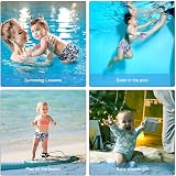 Vicloon Reusable Swimming Nappy 2 Pack Adjustable Washable Baby Bath Nappy view 6
