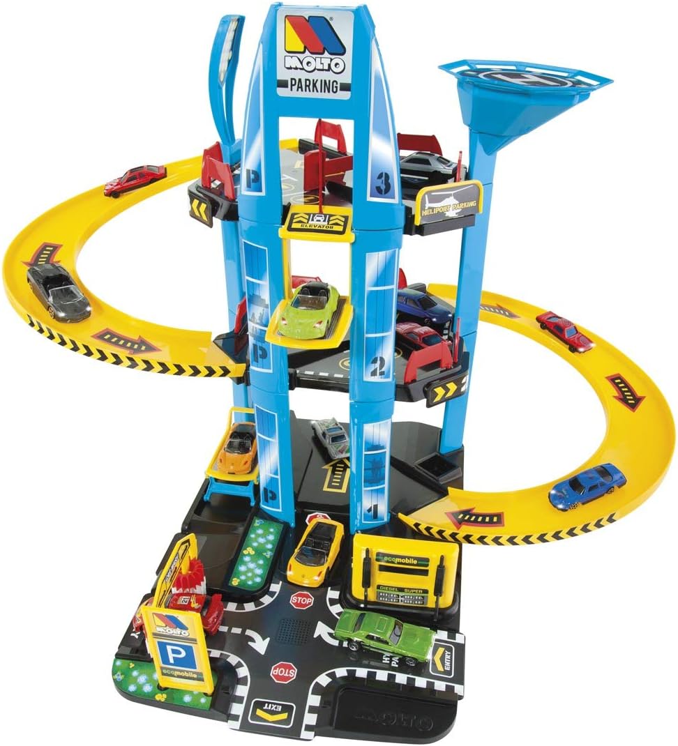 parking coches juguete molto