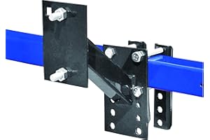 PEAKTOW PTT0002 Heavy Duty Boat & Utility Trailer Spare Tire Carrier Wheel Mount Holder Bracket Fits 4 or 5 Lug Wheel