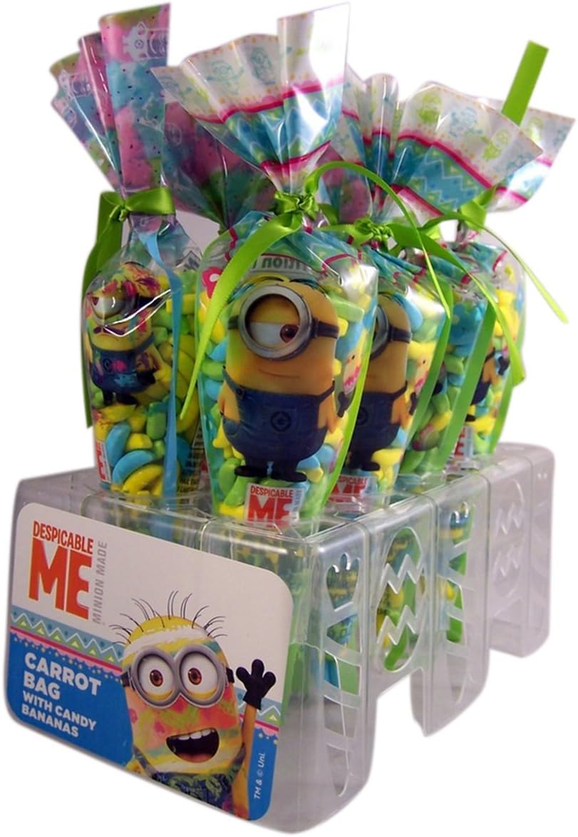 Despicable Me Minions Easter Carrot Candy Bags, Pack of 8