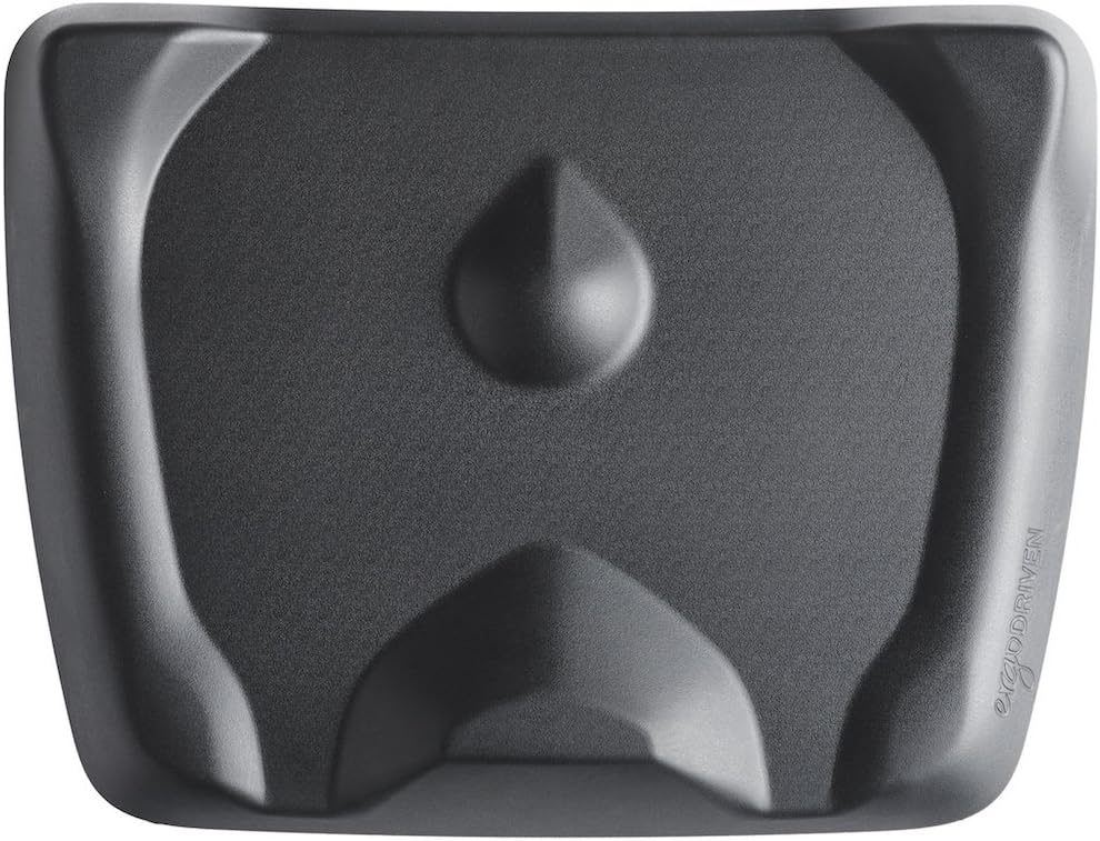 Topo Mini by Ergodriven | The Smaller Not-Flat Standing Desk Anti-Fatigue Mat with Calculated Terrain (Obsidian Black): Kitchen & Dining